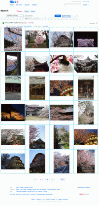 Flickr - Thumbnail Gallery Style