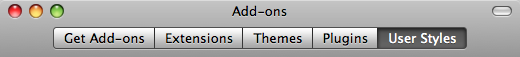 Remove Stylish logo from User Styles manager