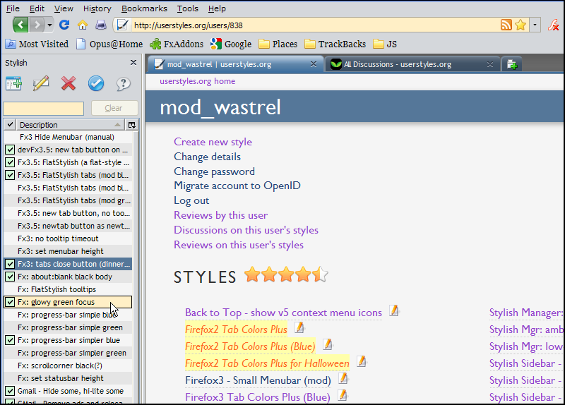 Stylish Mgr: FlatStylish (British Blue)