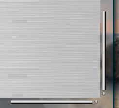 Glass scrollbar - silver