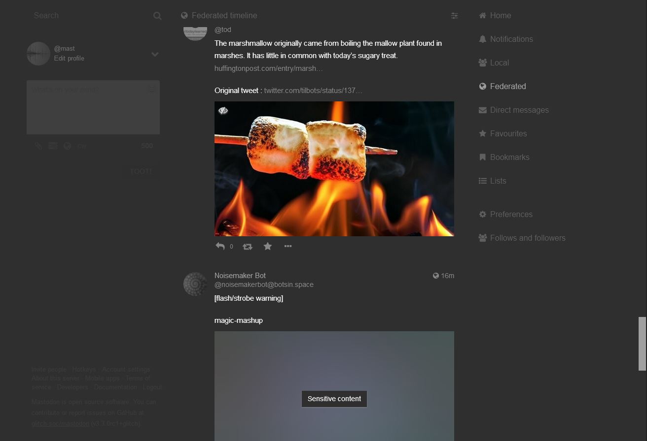 Mastodon Blacklead Theme