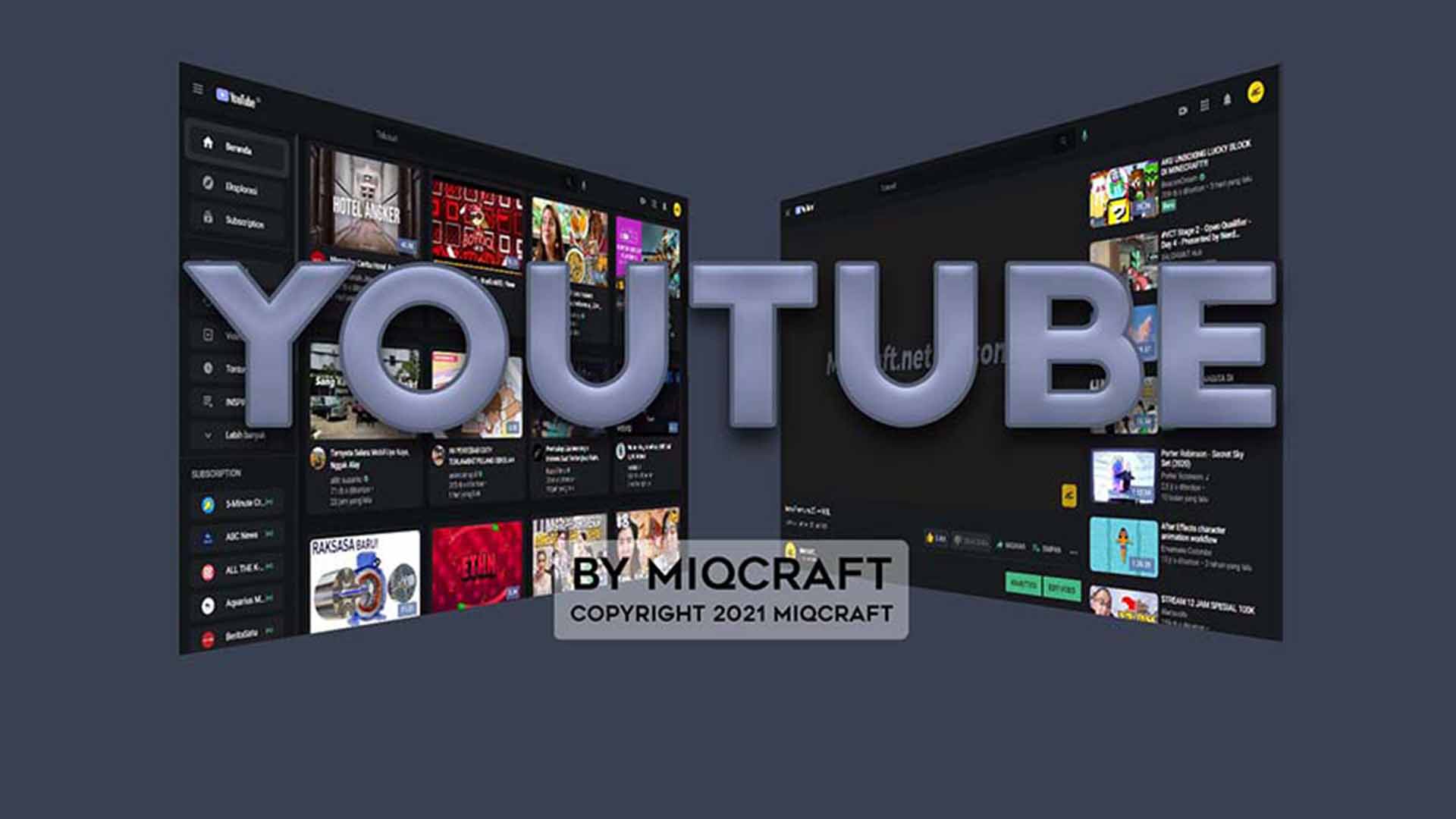 Youtube - Miqcraft Theme
