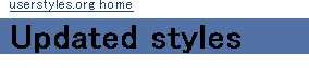 userstyles.org [Header Font Normal]
