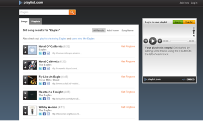 Playlist.com Ad Space Removal