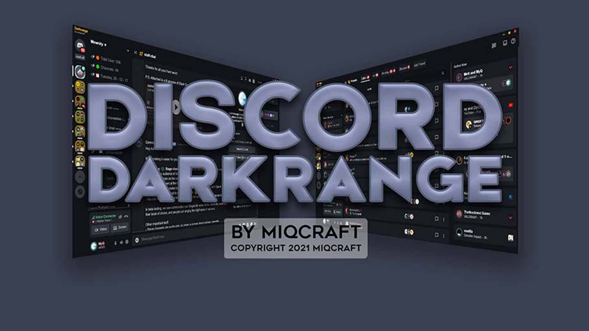 Discord - Miqcraft Theme can be used in the web