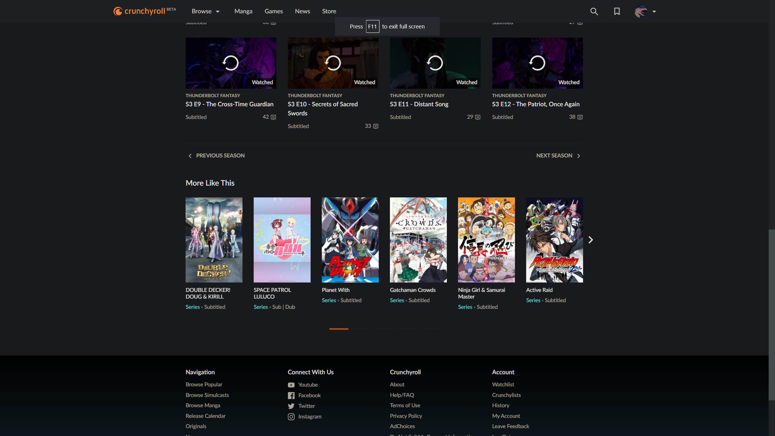 Crunchyroll + VRV - Hide Comments