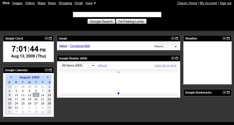 iGoogle Netbook Black V2