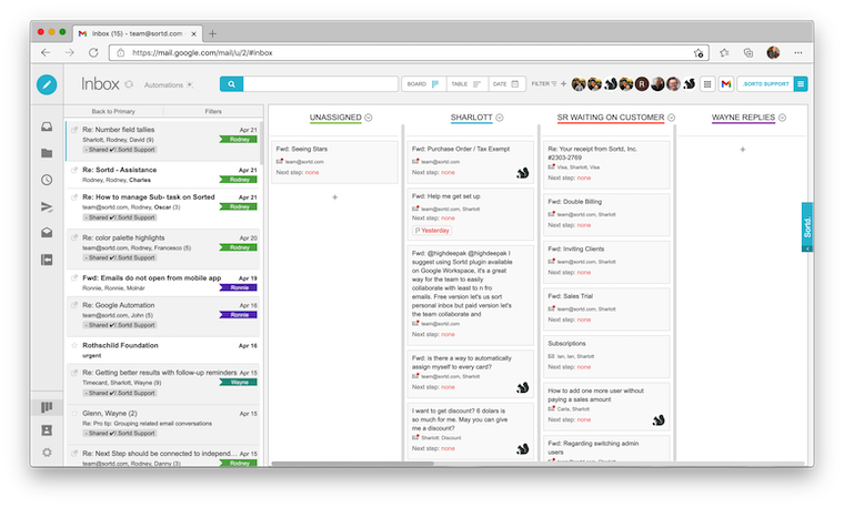Sortd for Gmail - Hide status bar