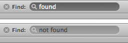 GrApple Theme - Find Toolbar : Black Field