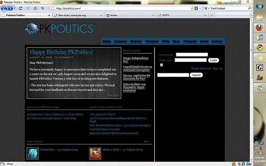 pkpolitics dark & uncluttered