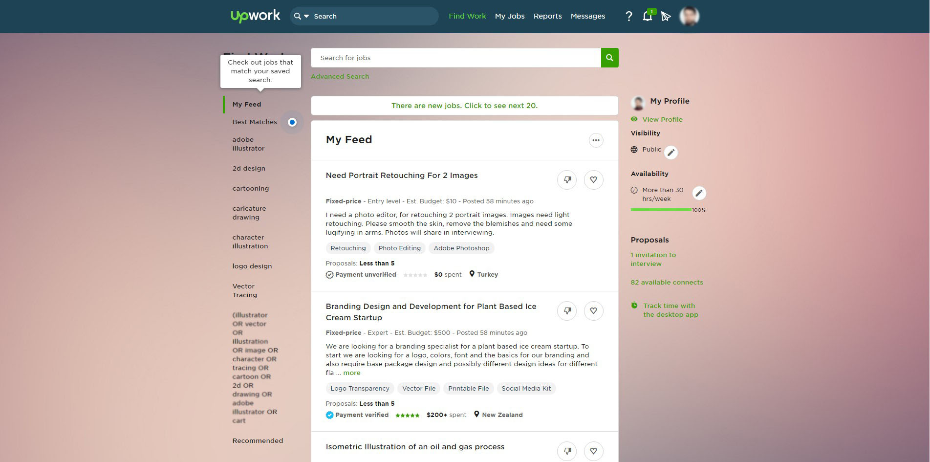 Upwork Background Replacement (Bokeh)