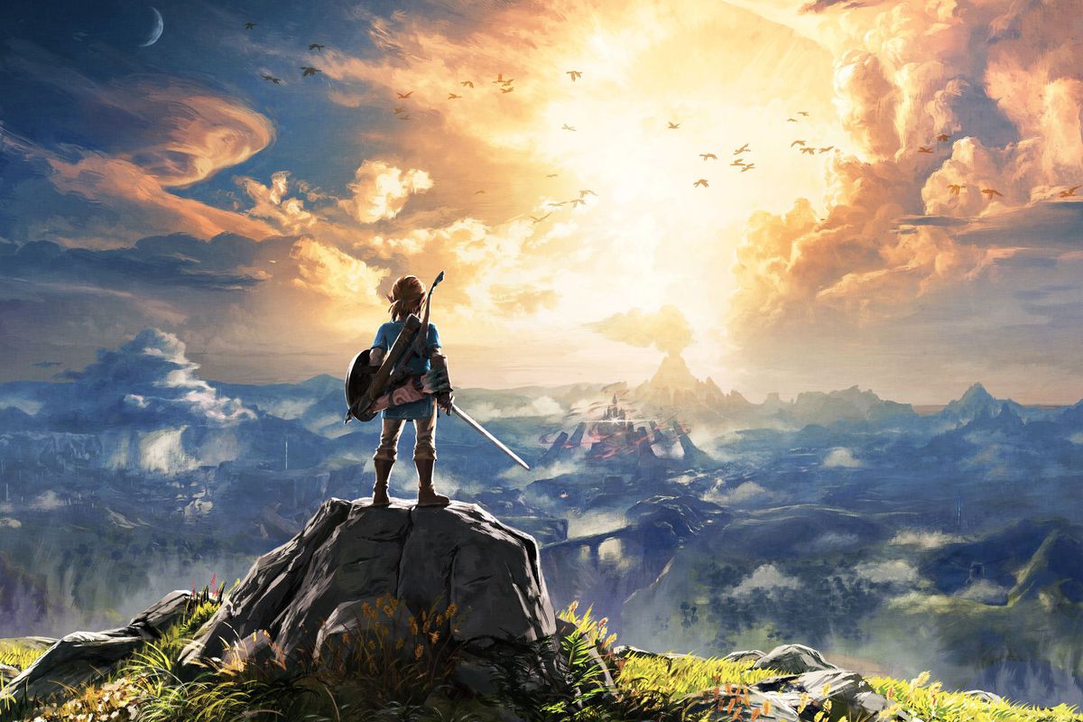 Breath of the Wild (discord wallpaper with green)