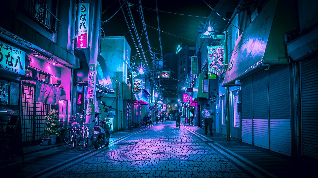 Neon city theme for roblox <3