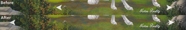 HR Custom Horse Arrows Position