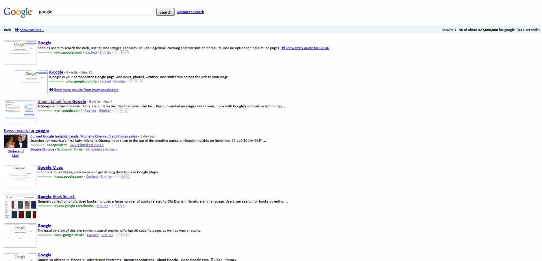 Google Widescreen with Calibri (v2.0) Nov2009