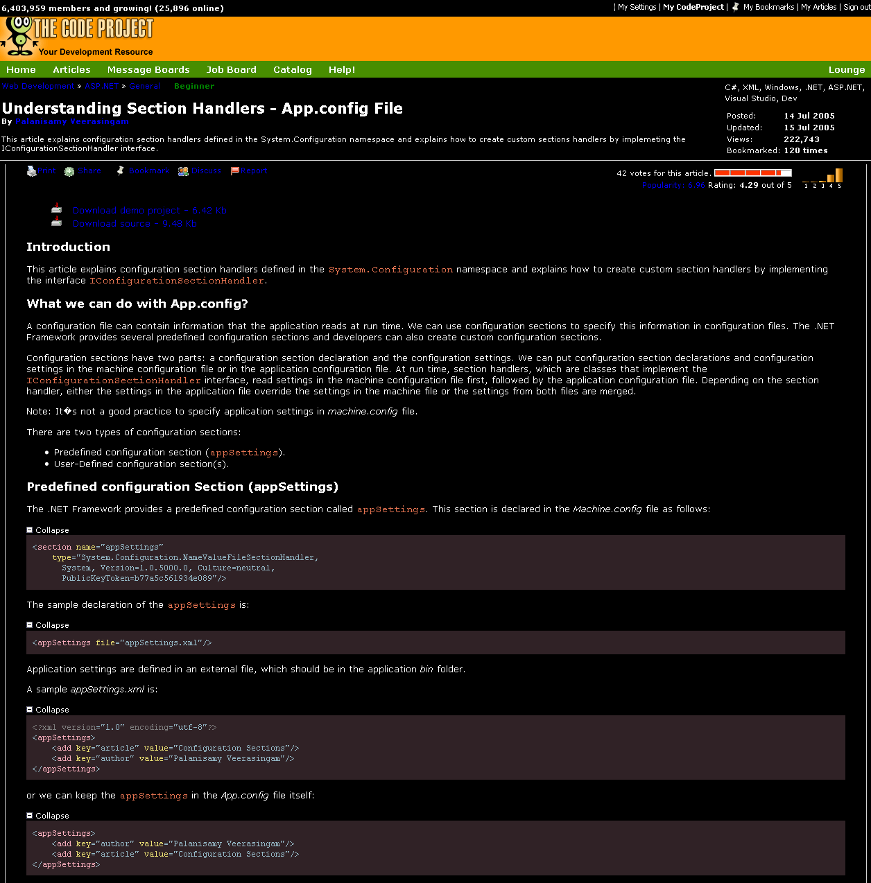 codeproject readable
