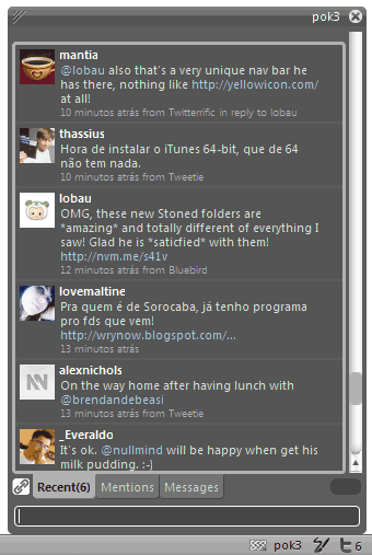 Pok3 - HUD Twitterfox