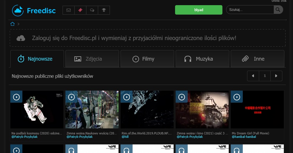 Freedisc.pl Ciemny Styl