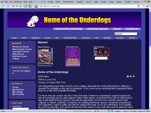 Home of the Underdogs - legibility