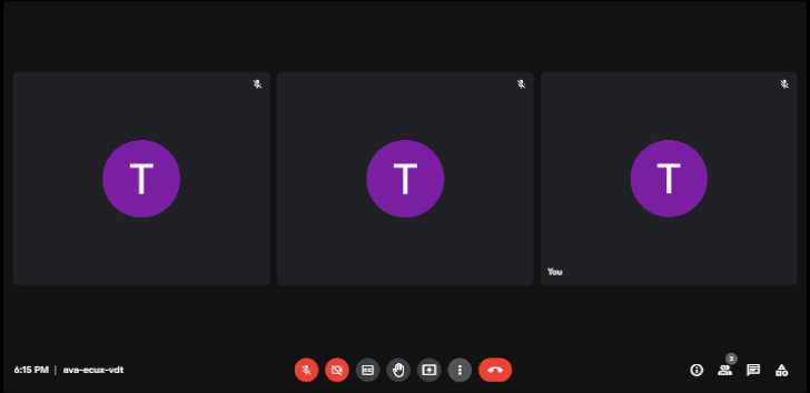 Darker Google Meet