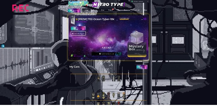 Animated nitro type theme gif