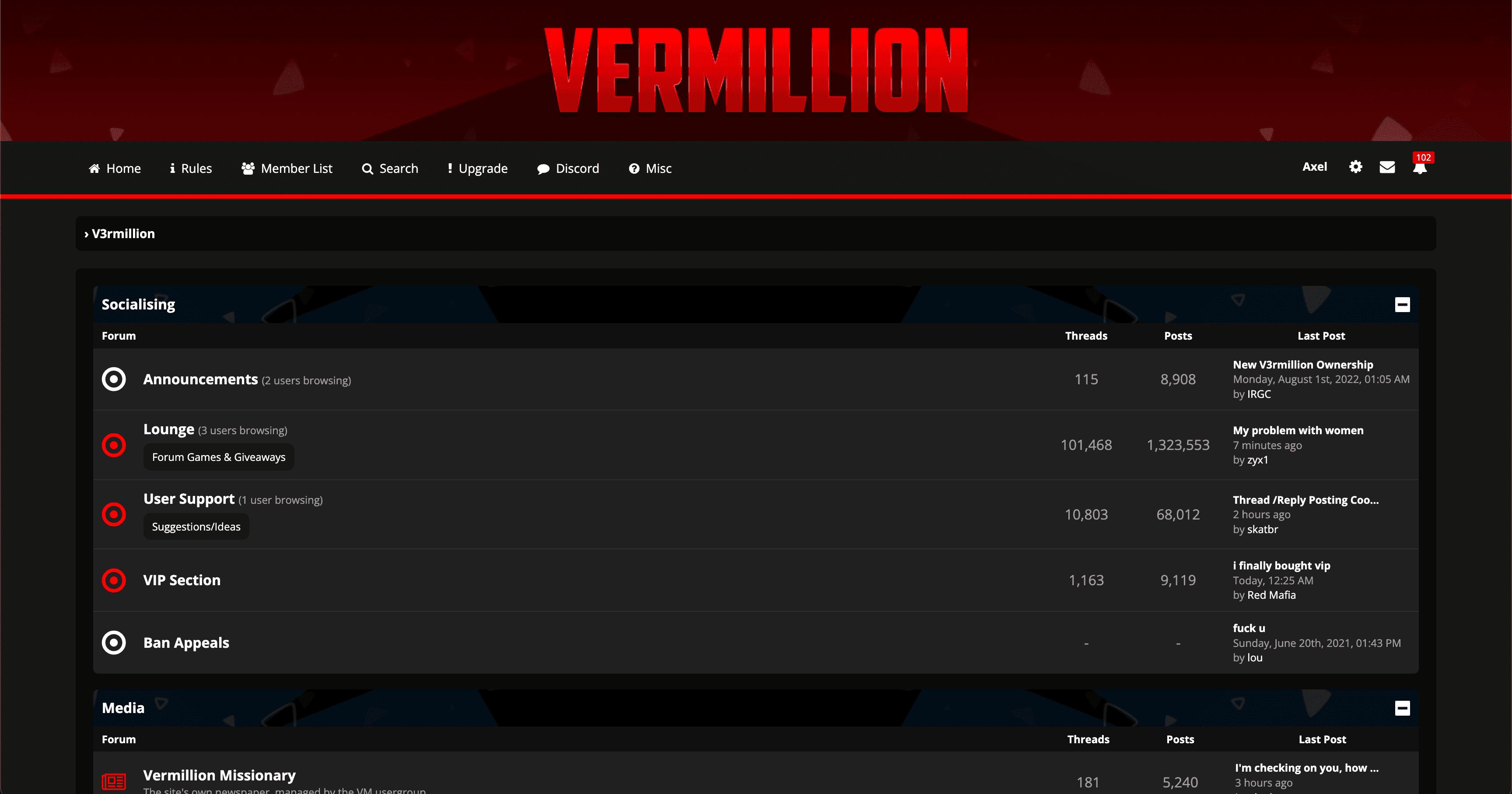 axelmillion - best v3rmillion.net theme v3rmillion