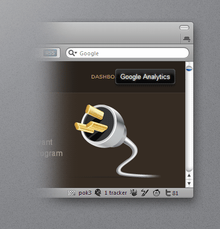 Pok3 - Ghostery Status Icon
