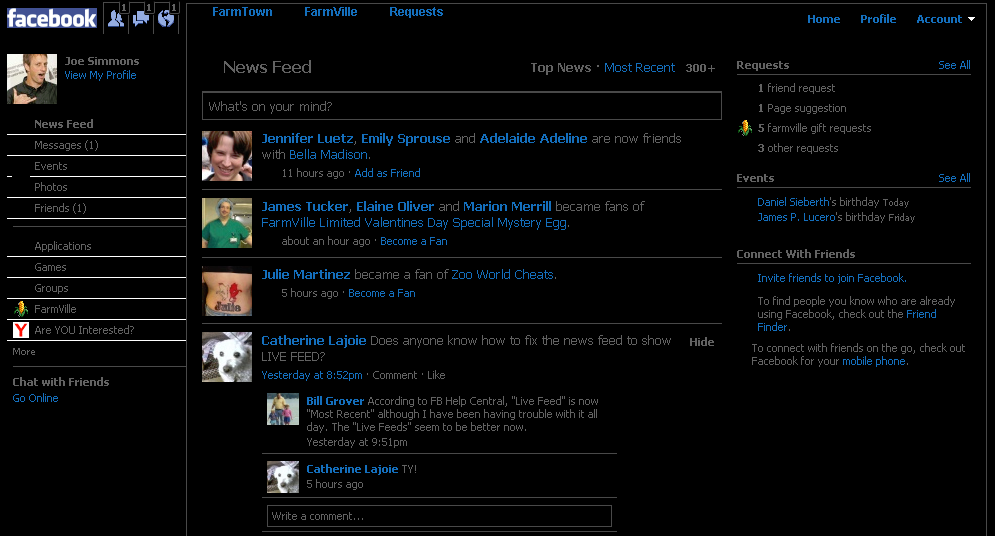 Dark Theme (Blue Highlights)