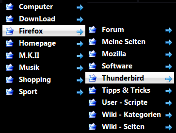 Firefox 3.6 - Popups, Menupopups / Black & Silver