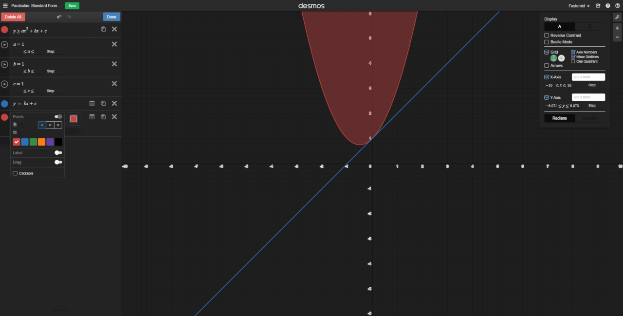 Desmos Dark Theme