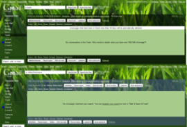 Gmail Turf Theme Transparency