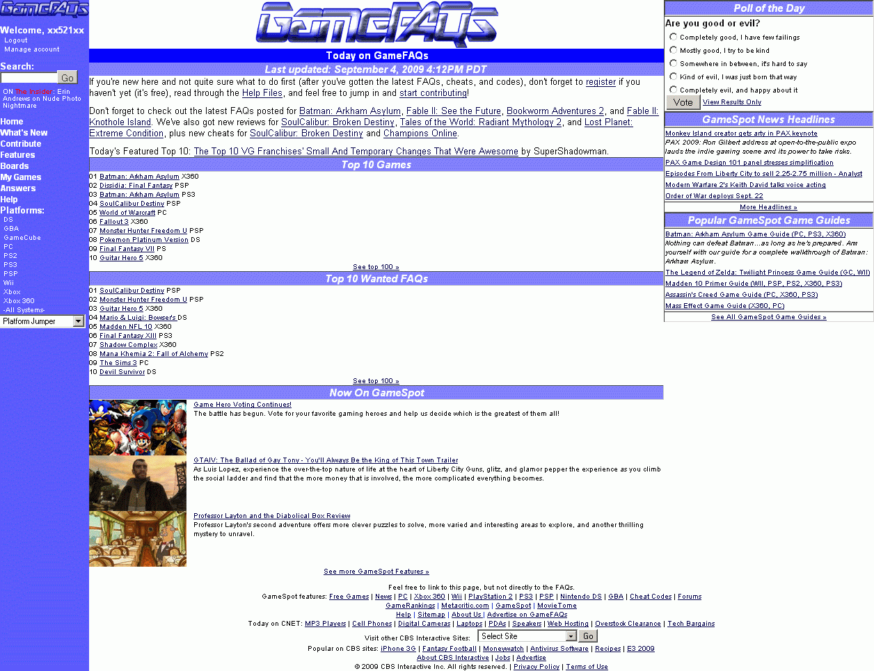 GameFAQs - v7 (gfaqs7)