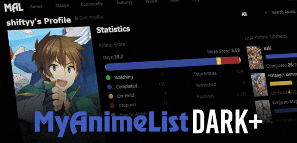 shiftyy's MyAnimeList Dark+
