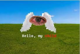 dreamcore eyes w/ wings roblox wallpaper/theme