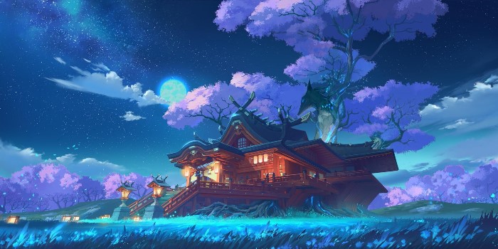 genshin impact - narukami shrine