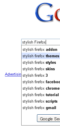 Old Google Search Box (Small)