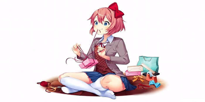 Sayori Wallpaper - Roblox