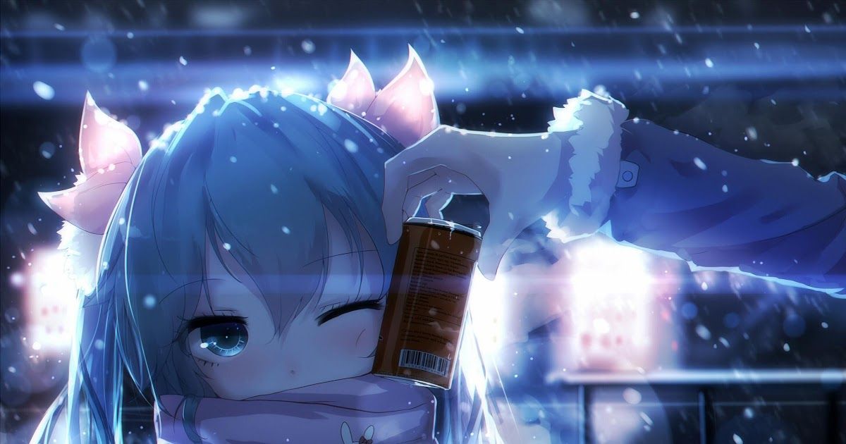 roblox anime snow background