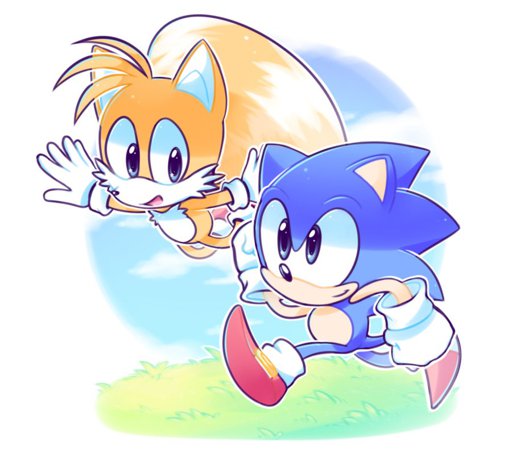 Sonic & Tails by Mitsiki123456
