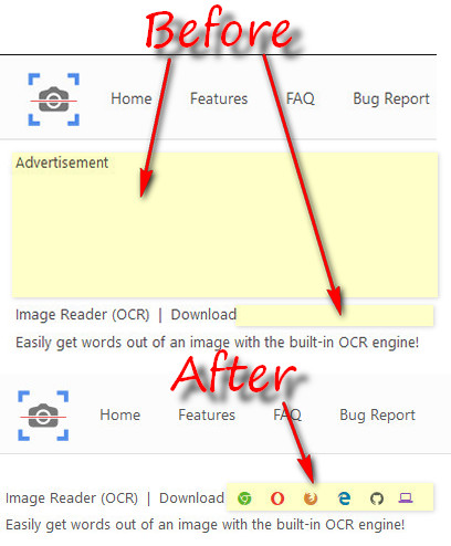 MyBrowserAddon - Install Icons Visible v.1