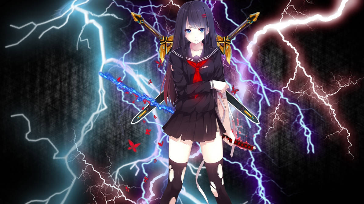 roblox lightning girl wallpaper gif