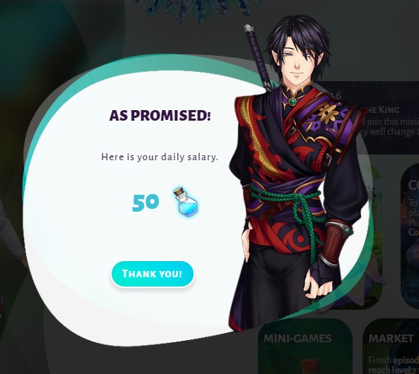 Eldarya Daily maanas Nevra (FR, EN, ES, etc.)