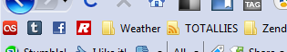 Firefox Bookmark Label Hider