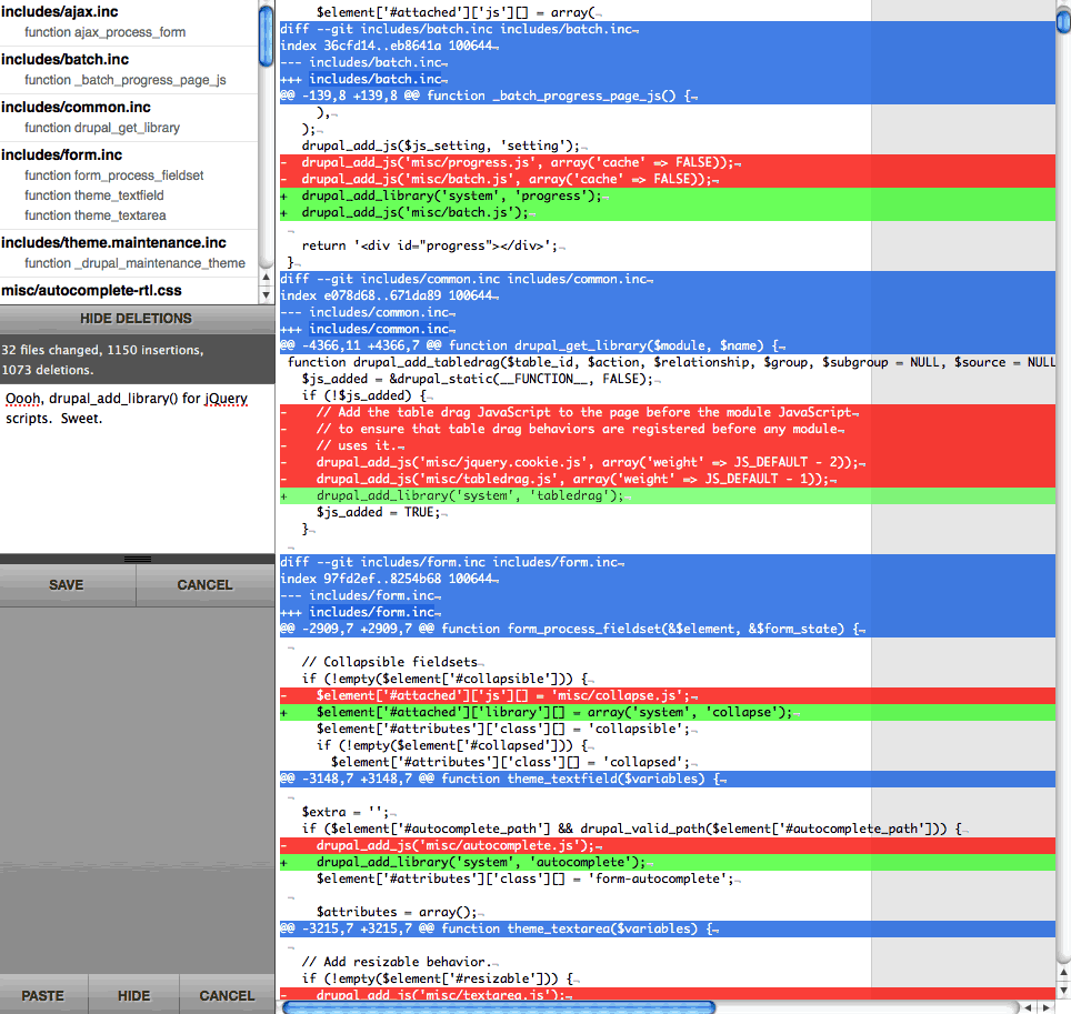 Dreditor - TextMate Style for Drupal