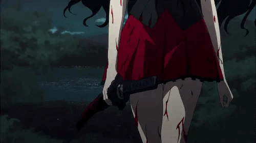 roblox anime blood walk gif