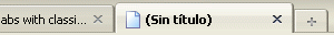 Tab: Tabs with classic style.