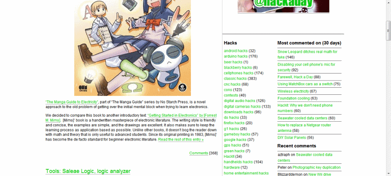 Hack a Day - Wider and White Background