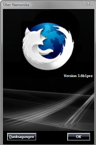 Firefox 3.6 - About Mozilla - Black Vista