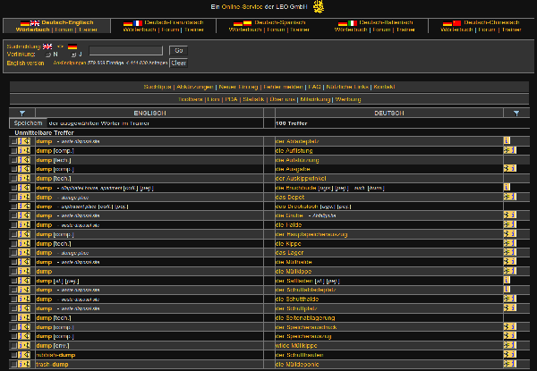 LEO.org - Dark Style