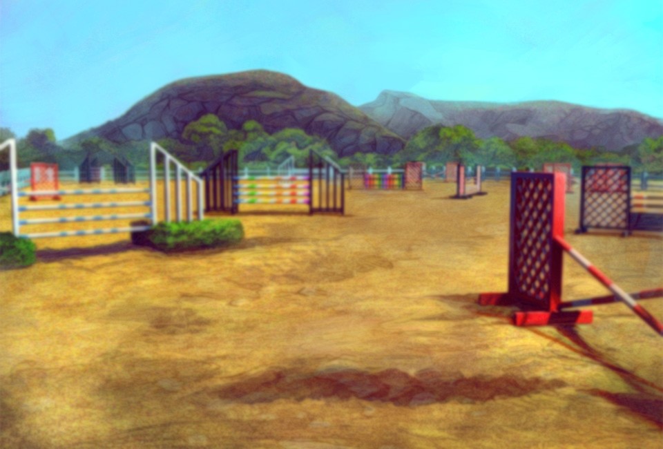 HR Show Jumping Course Background